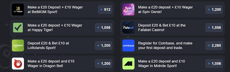 ySense betting offers