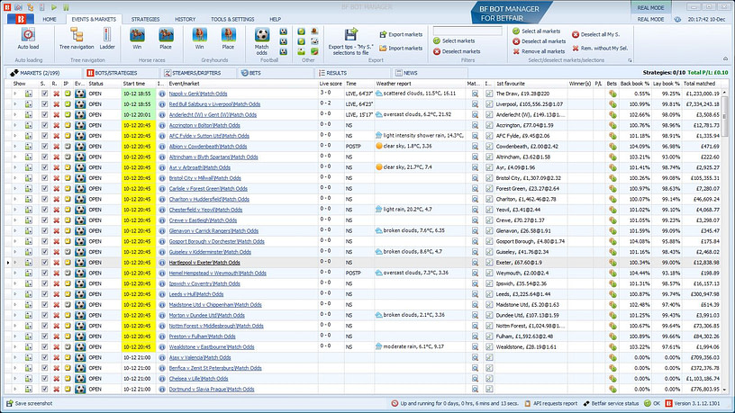 BF Bot Manager Review Interface