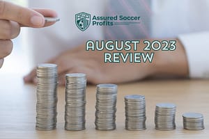 Assured soccer profit August 2023 review coins assorted in columns