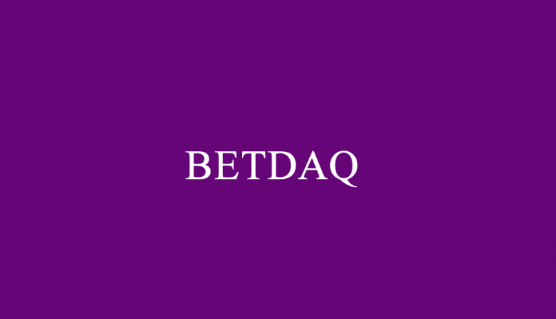 The BETDAQ logo on a plain purple background.