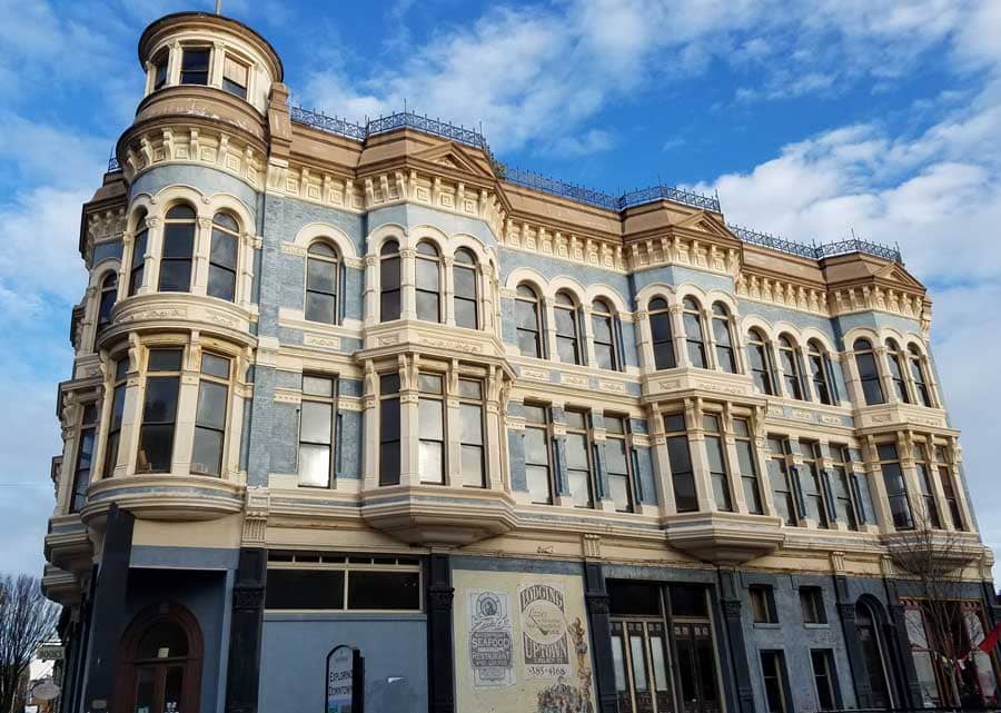 A grand building in downtown Port Townsend, Washington