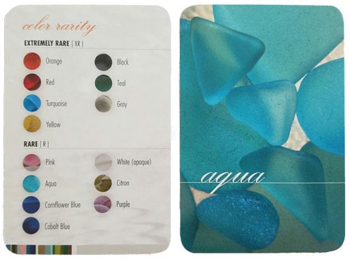 Pure Sea Glass Identification Cards