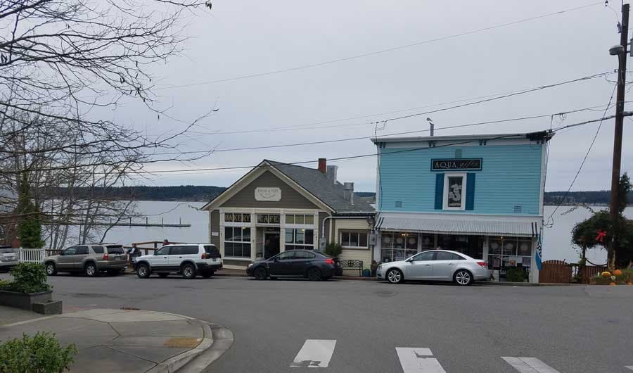 Historic water fronts at Coupeville, Whidbey Island