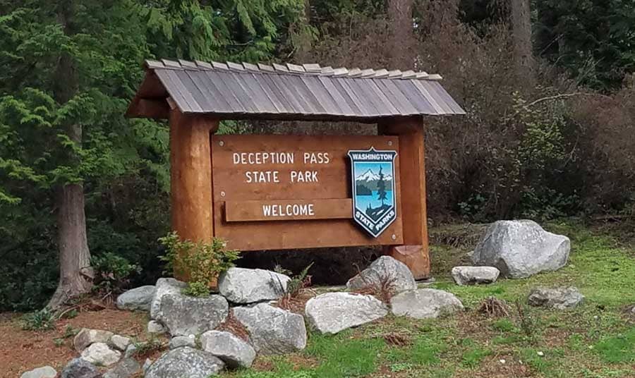 Entrance to Deception Pass State Park