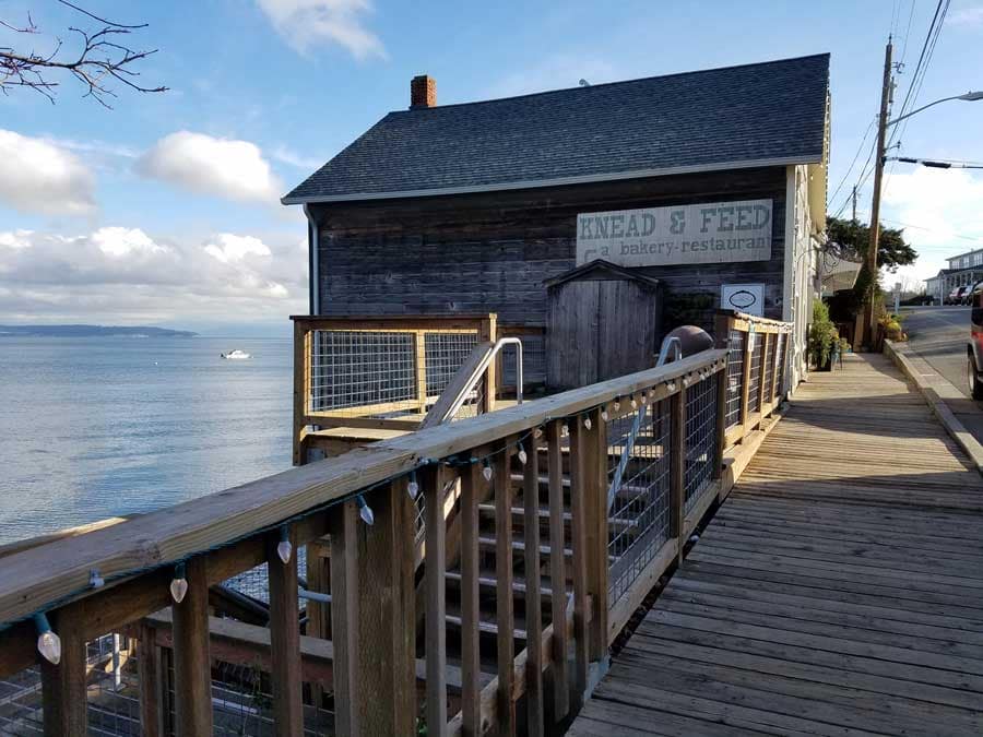 Front Street boardwalk at Coupeville, Whidbey Island