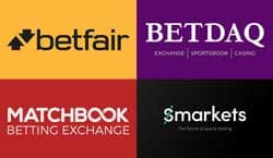 Betting exchange sites logos