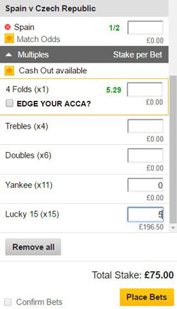 Spanish betting edge