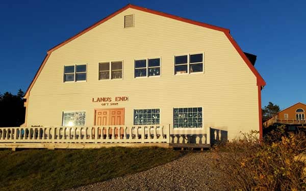 View of Lands End Gift Shop on Bailey Island.