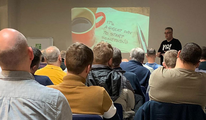 Steve Brown talks about bank growth at our free football trading workshop in York.