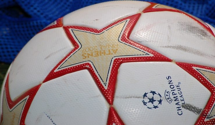 Football with stars on it