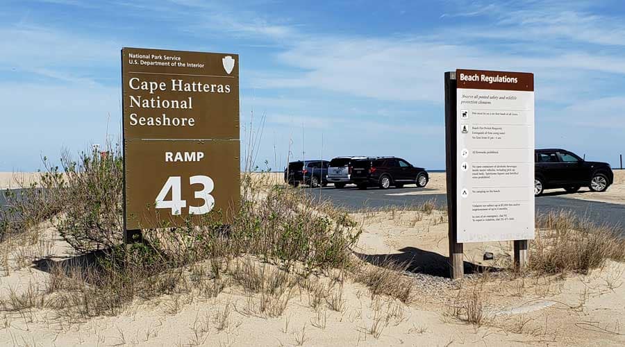 Cape Hatteras National Seashore (Ramp 43) at Buxton, North Carolina