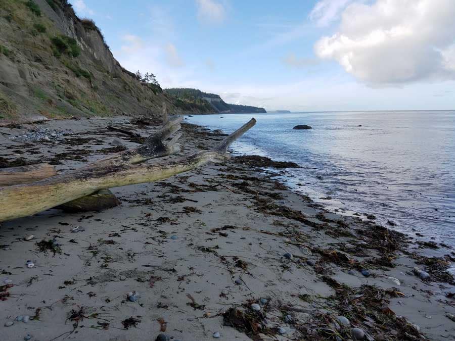 Hiking to Glass Beach, Port Townsend